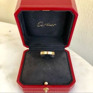 Cartier Love 18k yellow gold ring Size 55